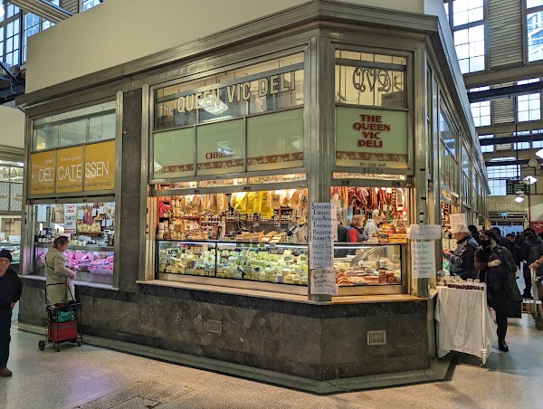 Queen Victoria Market food stalls